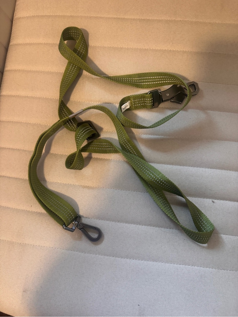 Carhartt Olive Green Dog Leash with Metal Clips